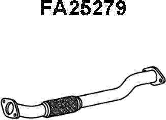 Veneporte FA25279 - Труба вихлопного газу avtolavka.club