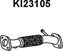 Veneporte KI23105 - Труба вихлопного газу avtolavka.club