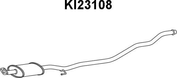 Veneporte KI23108 - Предглушітель вихлопних газів avtolavka.club