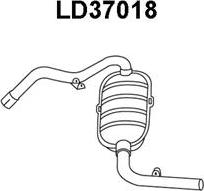 Veneporte LD37018 - Глушник вихлопних газів кінцевий avtolavka.club