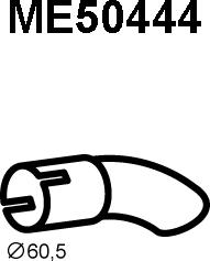 Veneporte ME50444 - Труба вихлопного газу avtolavka.club