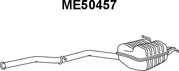 Veneporte ME50457 - Глушник вихлопних газів кінцевий avtolavka.club