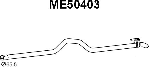 Veneporte ME50403 - Труба вихлопного газу avtolavka.club