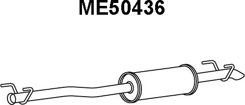 Veneporte ME50436 - Глушник вихлопних газів кінцевий avtolavka.club