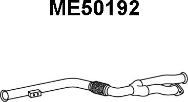 Veneporte ME50192 - Труба вихлопного газу avtolavka.club
