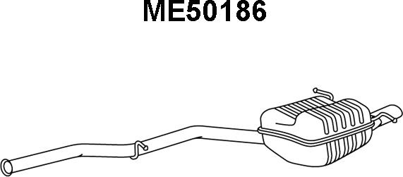 Veneporte ME50186 - Глушник вихлопних газів кінцевий avtolavka.club