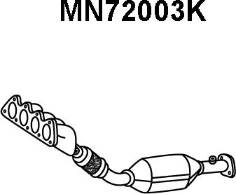 Veneporte MN72003K - Каталізатор колектора avtolavka.club