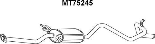 Veneporte MT75245 - Глушник вихлопних газів кінцевий avtolavka.club
