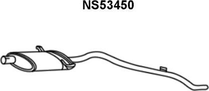 Veneporte NS53450 - Глушник вихлопних газів кінцевий avtolavka.club