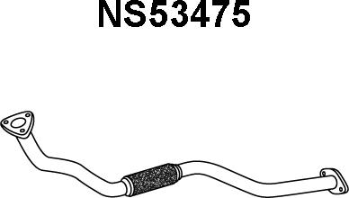 Veneporte NS53475 - Труба вихлопного газу avtolavka.club