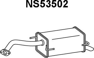 Veneporte NS53502 - Глушник вихлопних газів кінцевий avtolavka.club