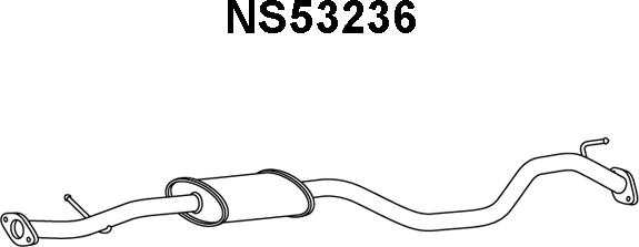 Veneporte NS53236 - Предглушітель вихлопних газів avtolavka.club