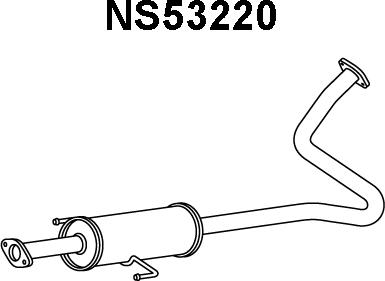 Veneporte NS53220 - Предглушітель вихлопних газів avtolavka.club