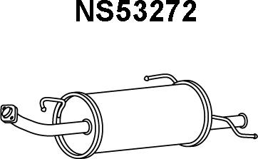 Veneporte NS53272 - Глушник вихлопних газів кінцевий avtolavka.club