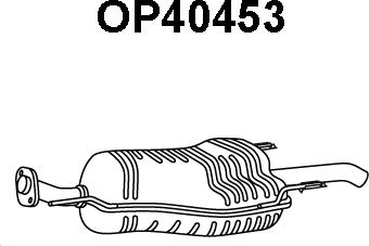 Veneporte OP40453 - Глушник вихлопних газів кінцевий avtolavka.club
