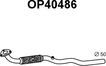 Veneporte OP40486 - Труба вихлопного газу avtolavka.club