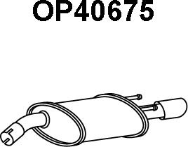 Veneporte OP40675 - Глушник вихлопних газів кінцевий avtolavka.club