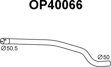 Veneporte OP40066 - Труба вихлопного газу avtolavka.club