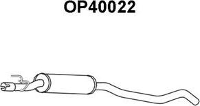 Veneporte OP40022 - Середній глушник вихлопних газів avtolavka.club