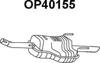 Veneporte OP40155 - Глушник вихлопних газів кінцевий avtolavka.club