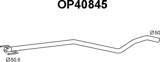 Veneporte OP40845 - Труба вихлопного газу avtolavka.club