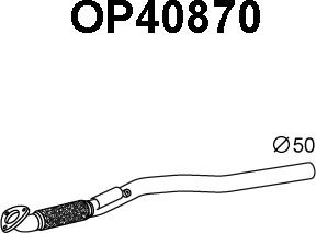 Veneporte OP40870 - Труба вихлопного газу avtolavka.club