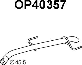 Veneporte OP40357 - Труба вихлопного газу avtolavka.club