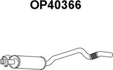 Veneporte OP40366 - Середній глушник вихлопних газів avtolavka.club