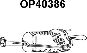 Veneporte OP40386 - Глушник вихлопних газів кінцевий avtolavka.club