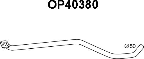 Veneporte OP40380 - Труба вихлопного газу avtolavka.club