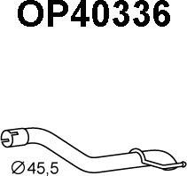 Veneporte OP40336 - Труба вихлопного газу avtolavka.club