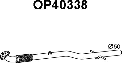 Veneporte OP40338 - Труба вихлопного газу avtolavka.club