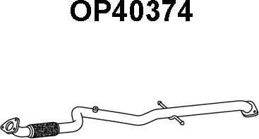 Veneporte OP40374 - Труба вихлопного газу avtolavka.club
