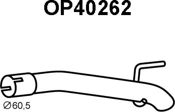 Veneporte OP40262 - Труба вихлопного газу avtolavka.club