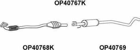 Veneporte OP40768K - Каталізатор avtolavka.club