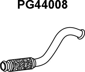 Veneporte PG44008 - Труба вихлопного газу avtolavka.club