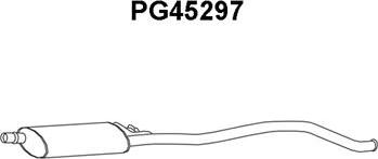 Veneporte PG45297 - Середній глушник вихлопних газів avtolavka.club