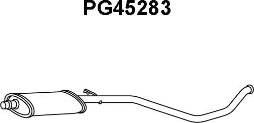Veneporte PG45283 - Середній глушник вихлопних газів avtolavka.club
