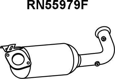 Veneporte RN55979F - Сажі / частковий фільтр, система вихлопу ОГ avtolavka.club