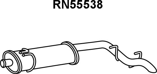Veneporte RN55538 - Глушник вихлопних газів кінцевий avtolavka.club