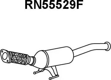 Veneporte RN55529F - Сажі / частковий фільтр, система вихлопу ОГ avtolavka.club