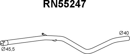 Veneporte RN55247 - Труба вихлопного газу avtolavka.club