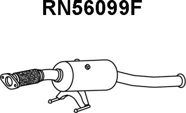 Veneporte RN56099F - Сажі / частковий фільтр, система вихлопу ОГ avtolavka.club