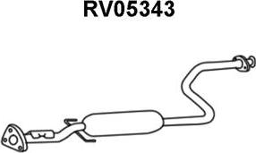 Veneporte RV05343 - Предглушітель вихлопних газів avtolavka.club