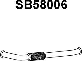 Veneporte SB58006 - Труба вихлопного газу avtolavka.club