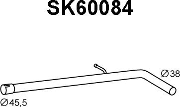 Veneporte SK60084 - Труба вихлопного газу avtolavka.club