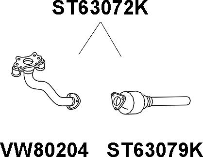 Veneporte ST63072K - Каталізатор avtolavka.club