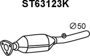 Veneporte ST63123K - Каталізатор avtolavka.club