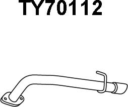 Veneporte TY70112 - Труба вихлопного газу avtolavka.club