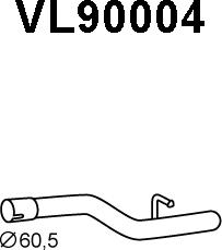 Veneporte VL90004 - Труба вихлопного газу avtolavka.club